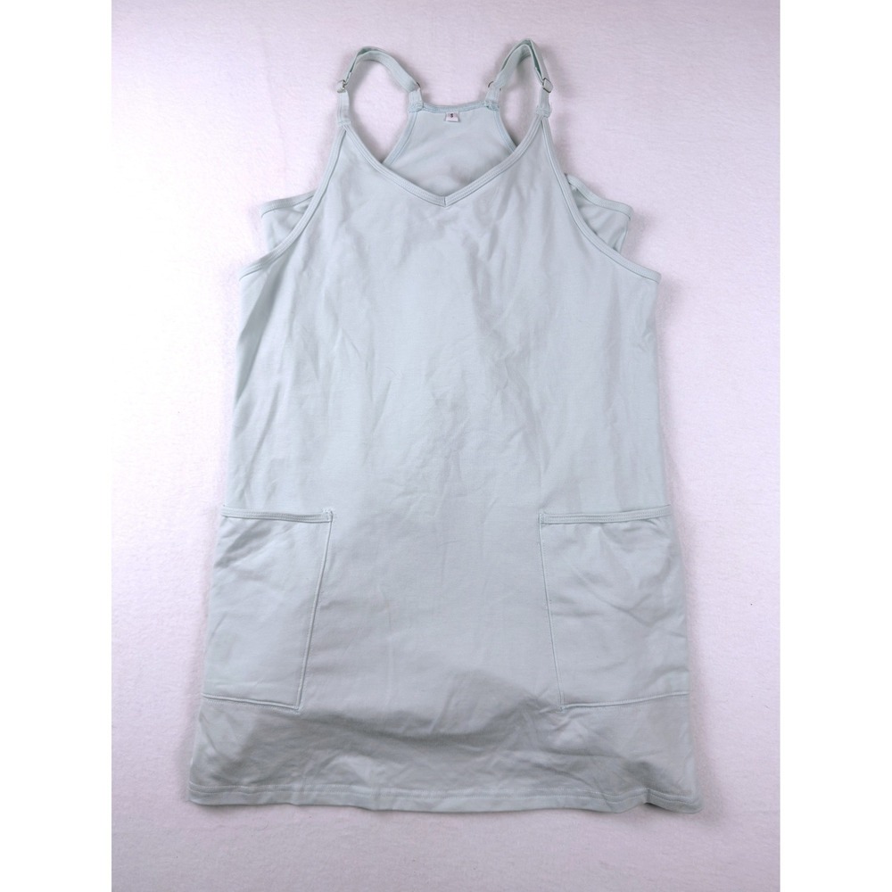 Mint Green Athletic Dress Racerback Built-in Shorts Pockets TL0013 Small